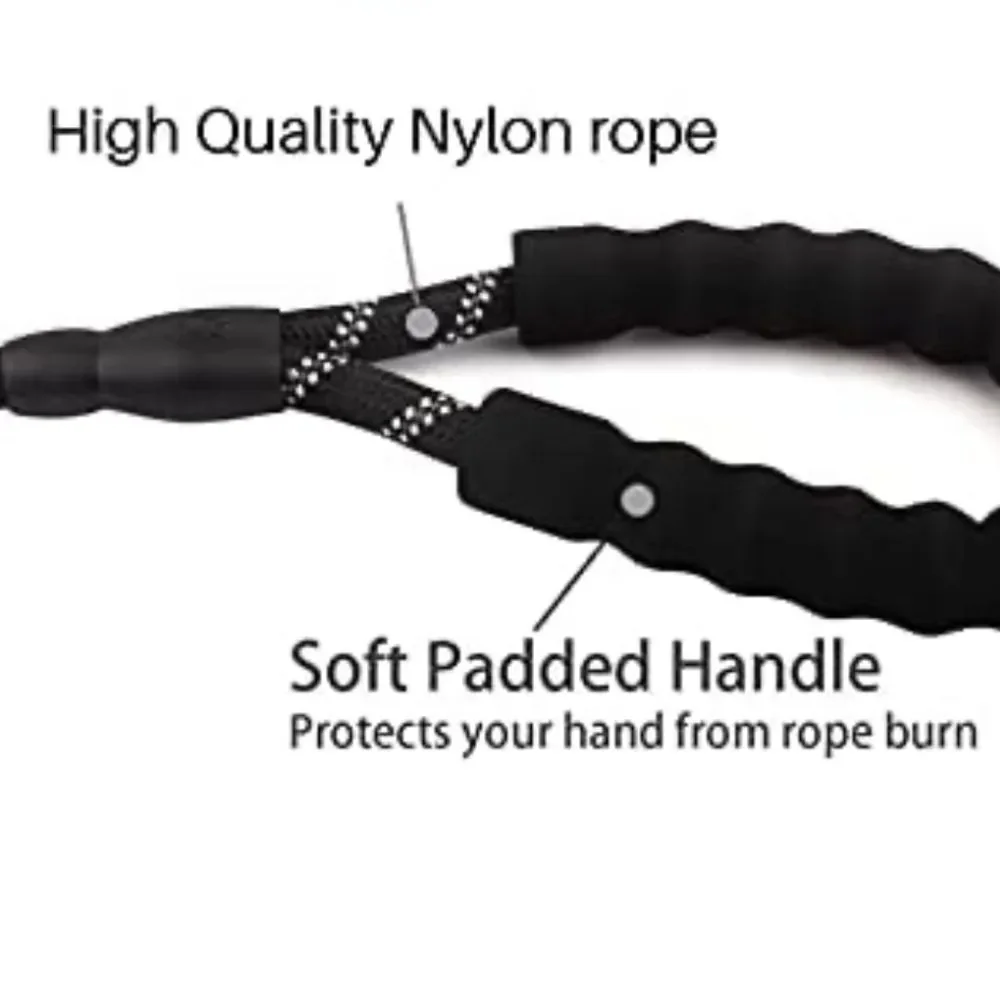 Heavy Duty Reflective 5 Foot Dog Leash With Padded Handle NEW